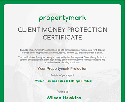 Certificate propertymark